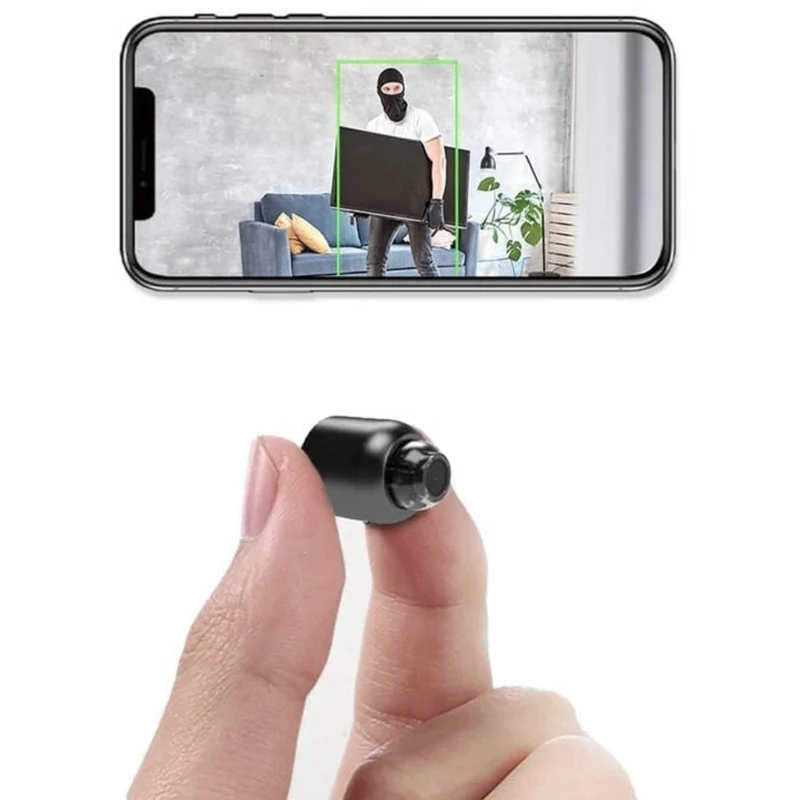Sæt med 2 Trådløse Mini Sikkerhedskameraer - 1080P HD
