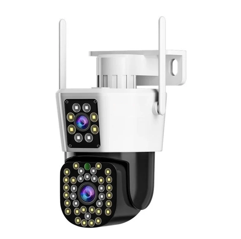 Sæt med 2 Sikkerhedskameraer med Dobbelt Linse – SecureView Duo 2-Pack