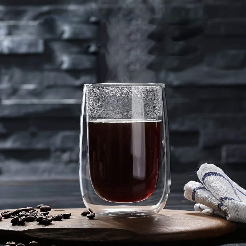 Sæt af 4 Isolerede Glas – 350ml til Varme og Kolde Drikke
