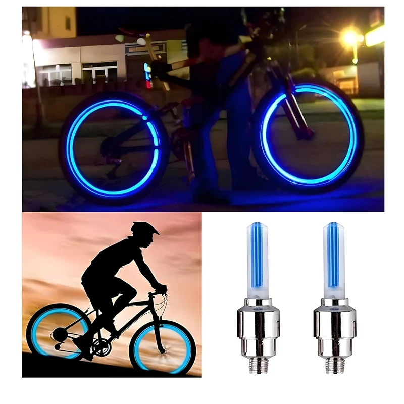 Sæt med 4 Lysende Ventilpropper – LumenCaps