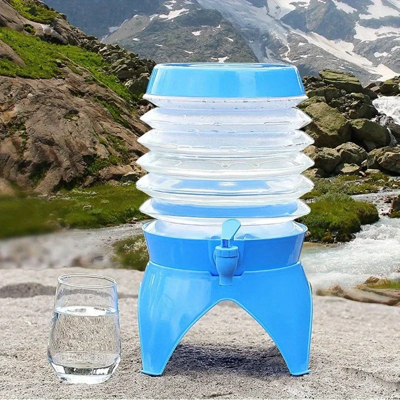 Sammenfoldelig Vandbeholder – 3,5L med Praktisk Udtak