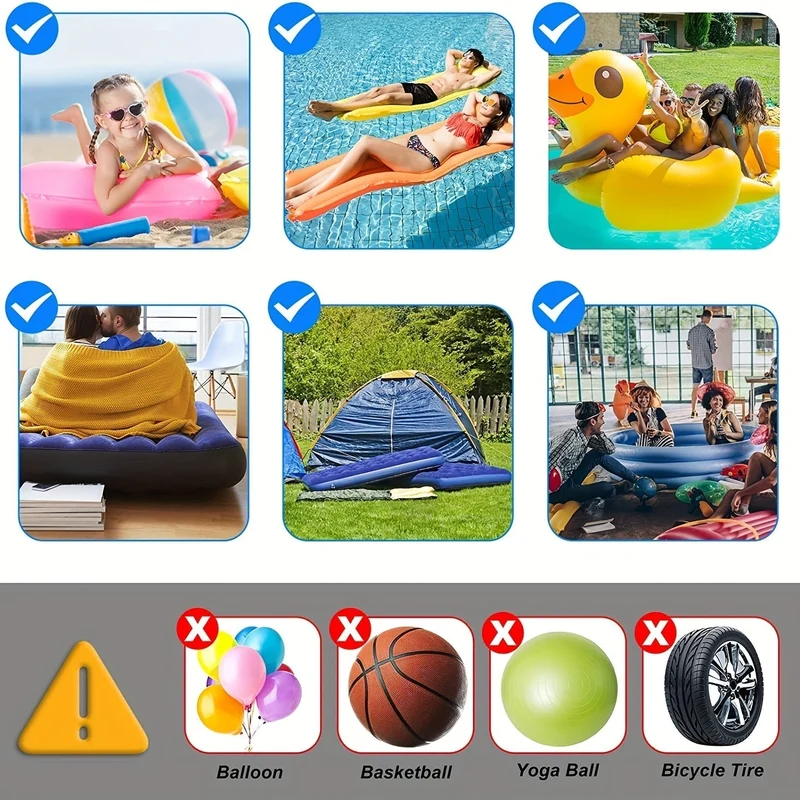 Trådløs Mini Luftpumpe – Let og Genopladelig til Udeliv
