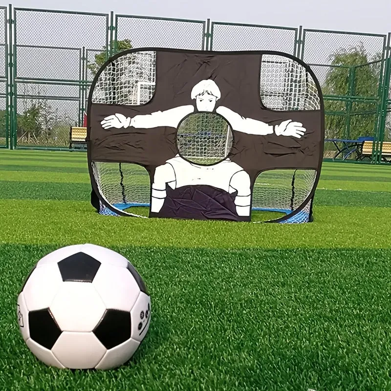 Sammenklappelig Fodboldmål 2 i 1 – Perfekt til Træning og Leg
