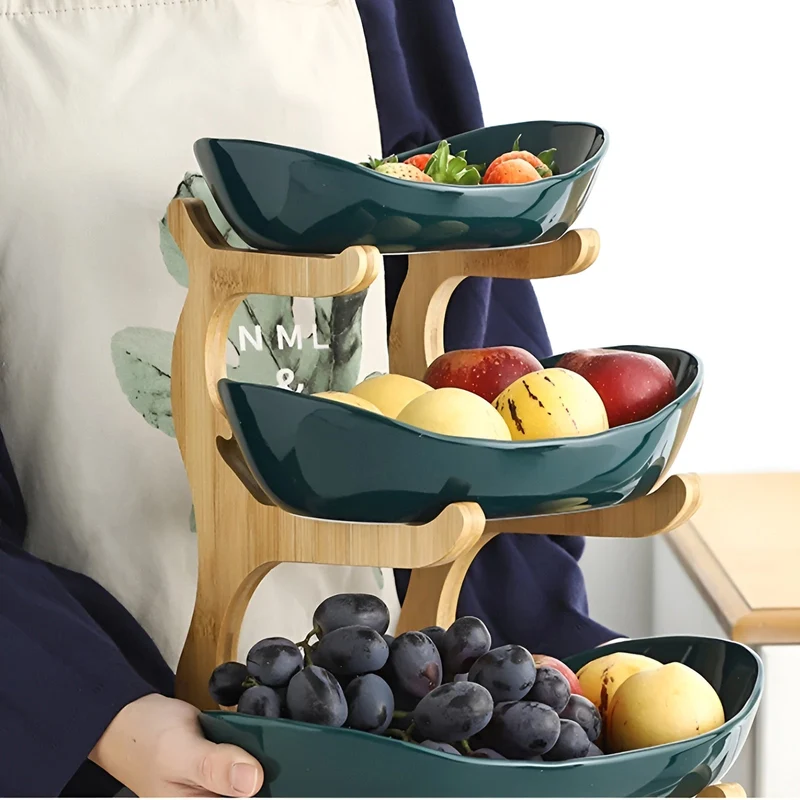 Flot flertrins frugtskål - Elegant opbevaring til snacks