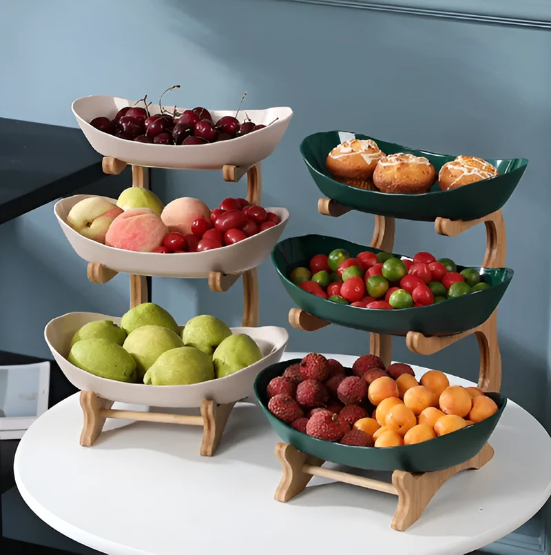 Flot flertrins frugtskål - Elegant opbevaring til snacks
