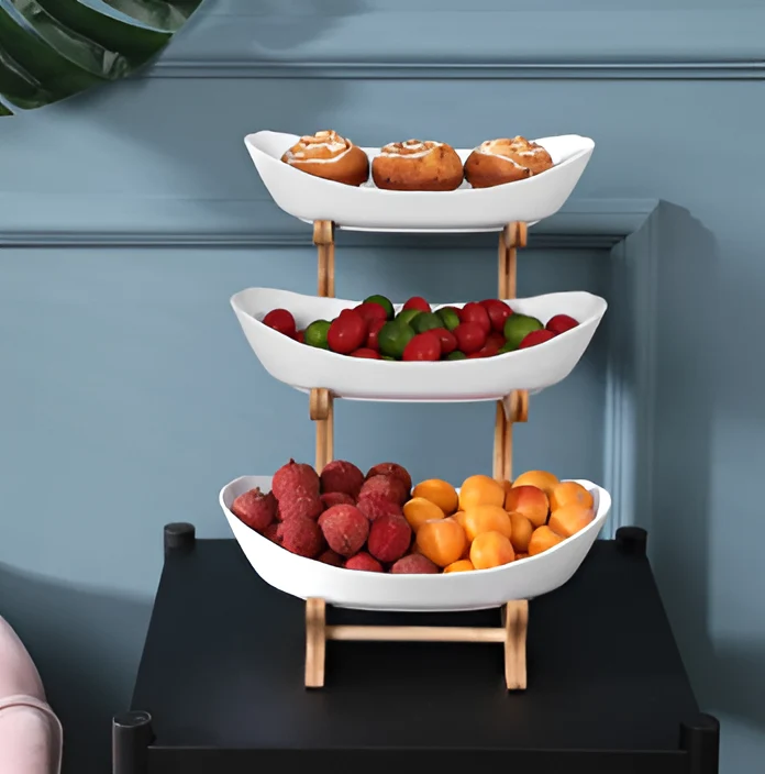 Flot flertrins frugtskål - Elegant opbevaring til snacks