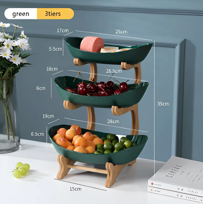 Flot flertrins frugtskål - Elegant opbevaring til snacks