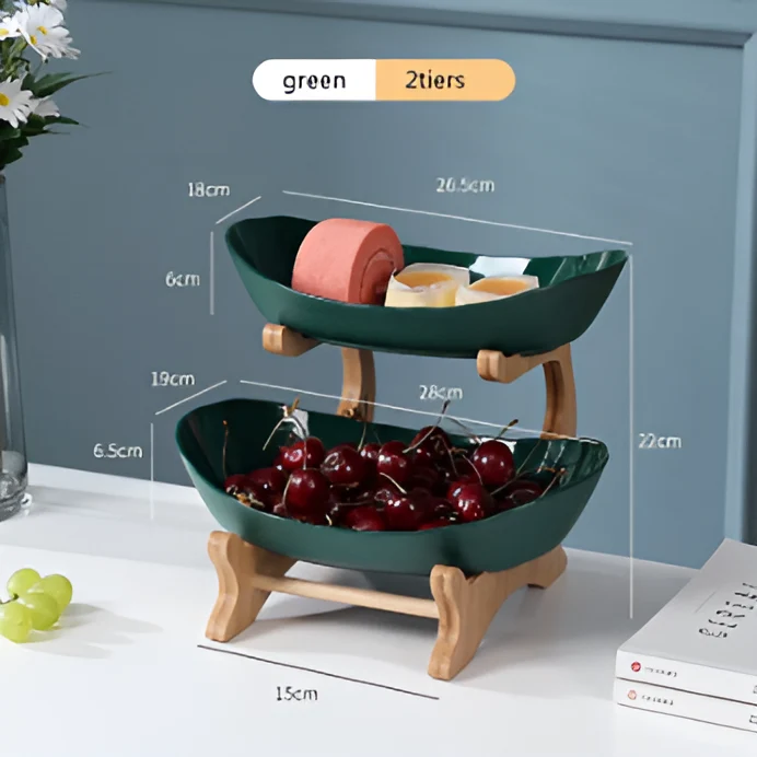Flot flertrins frugtskål - Elegant opbevaring til snacks
