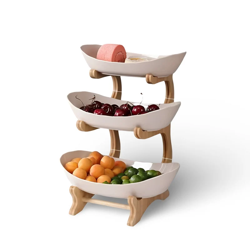Flot flertrins frugtskål - Elegant opbevaring til snacks