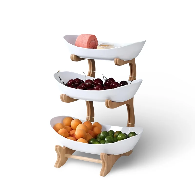 Flot flertrins frugtskål - Elegant opbevaring til snacks