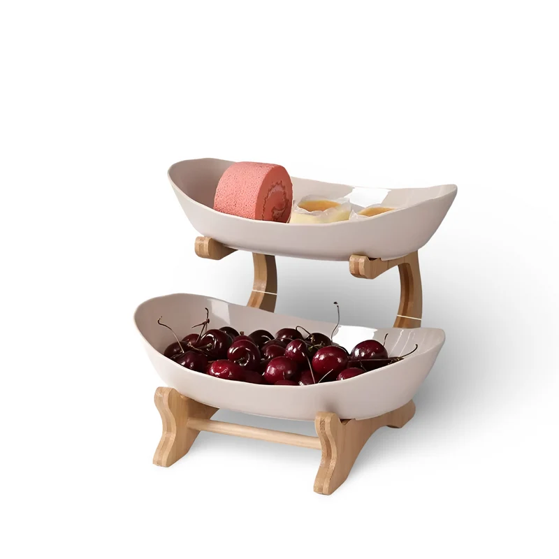 Flot flertrins frugtskål - Elegant opbevaring til snacks