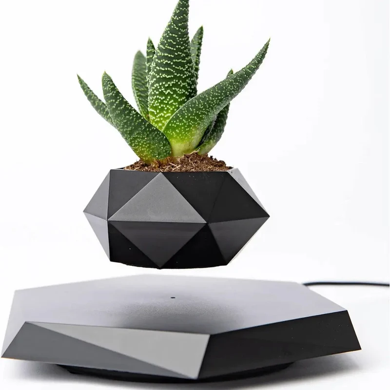 Svævende Plantekrukke med Magnetisk Levitationssystem - FloraMag