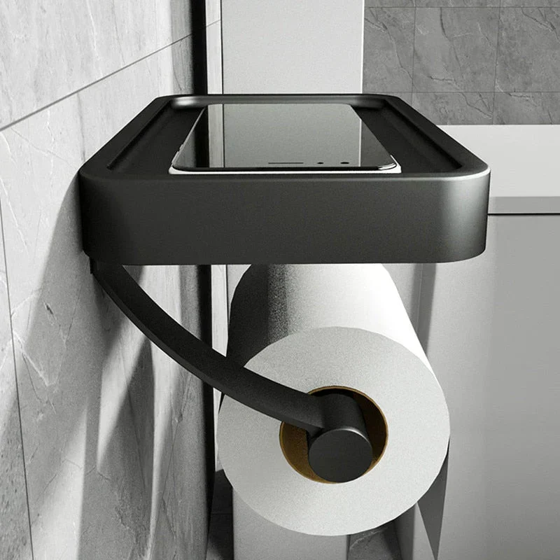 Vægholder til toiletpapir med hylde – SmartHold