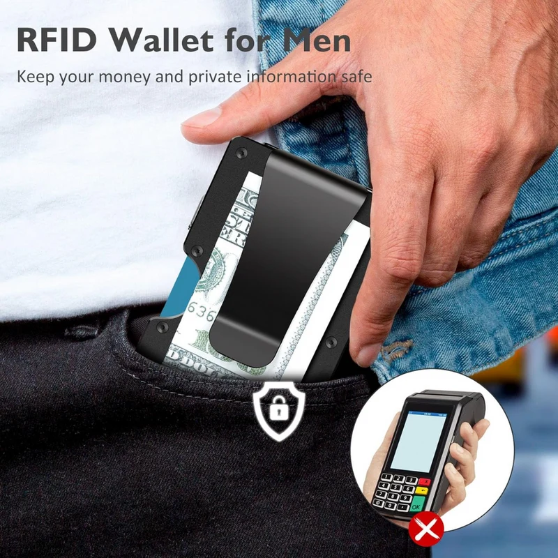 Sikker og Slank CarbonFiber Tegnebog med RFID Beskyttelse