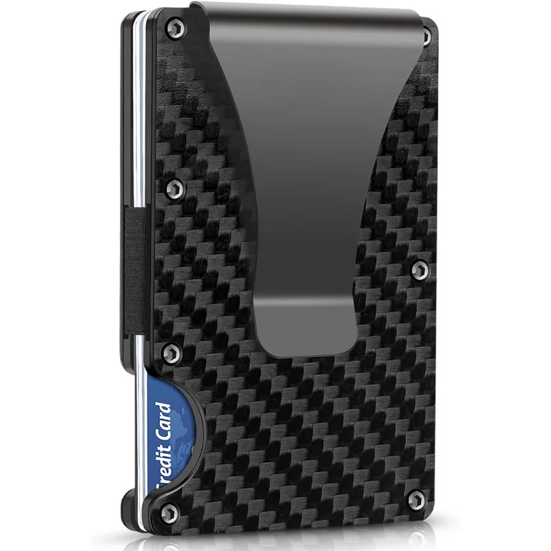 Sikker og Slank CarbonFiber Tegnebog med RFID Beskyttelse