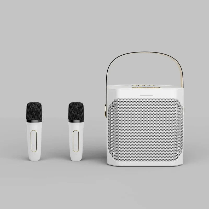 Bærbar Bluetooth Karaoke Højttaler med 360° Surroundlyd