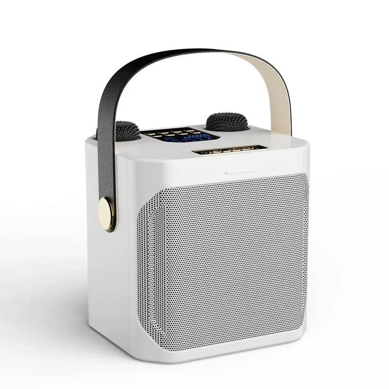 Bærbar Bluetooth Karaoke Højttaler med 360° Surroundlyd