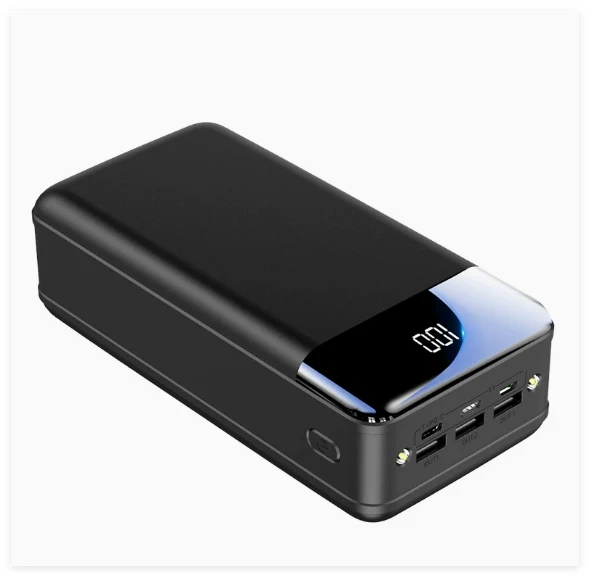 Kraftfuld Powerbank med 50.000mAh – Hurtig Opladning til Alle Dine Enheder