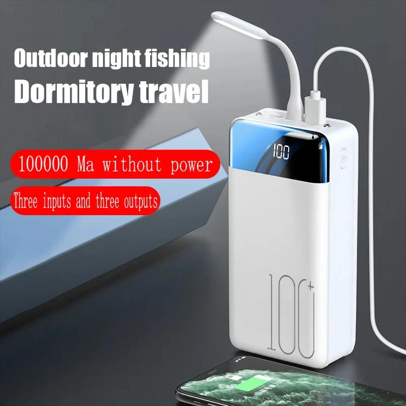 Kraftfuld Power Bank med 50.000mAh – Hurtig og Praktisk