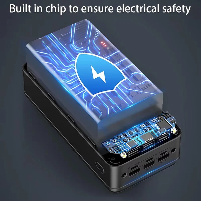 Kraftfuld Power Bank med 50.000mAh – Hurtig og Praktisk