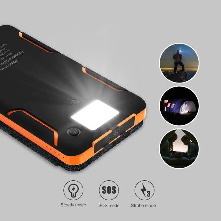 Fleksibel Solenergi Powerbank - Robust og Vandtæt