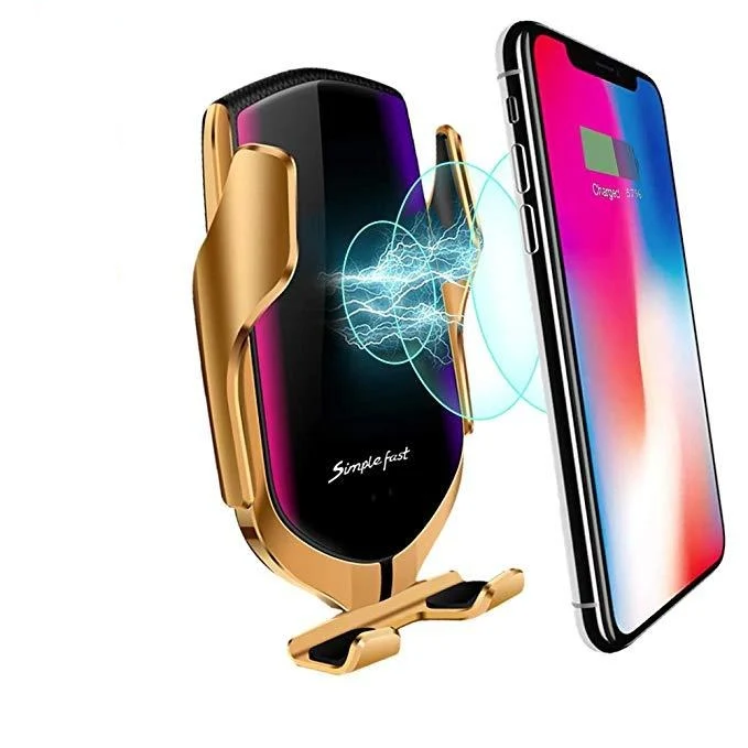 Luxuriøs Telefonholder med Trådløs Opladning