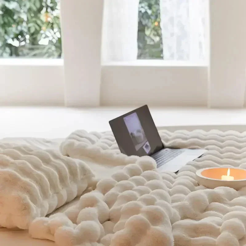 Vendbar SnuggleSoft Plaid | Fleece | Året rundt varme