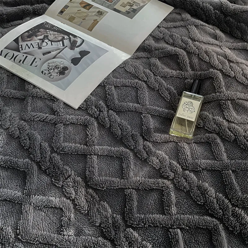 Vendbar Fleece Tæppe til Natvarme med Stil