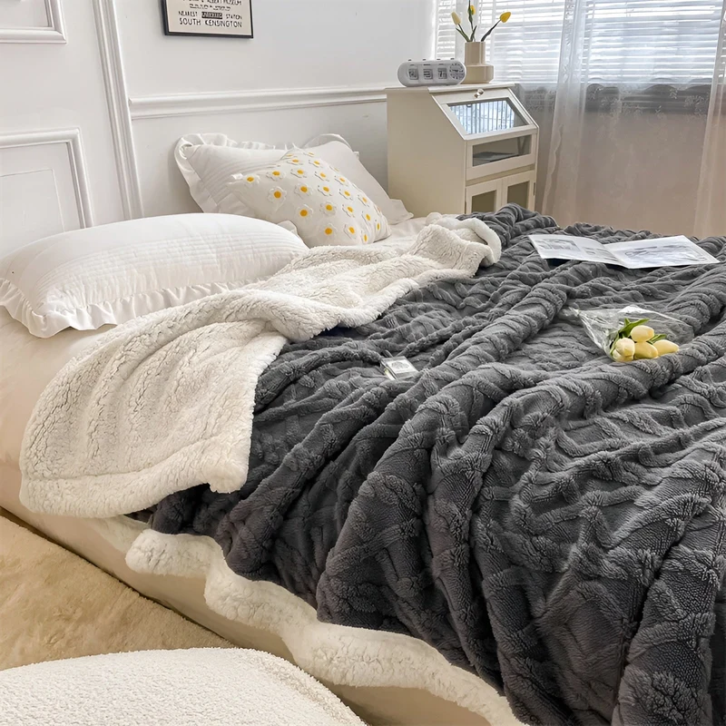 Vendbar Fleece Tæppe til Natvarme med Stil