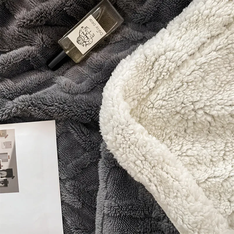 Vendbar Fleece Tæppe til Natvarme med Stil