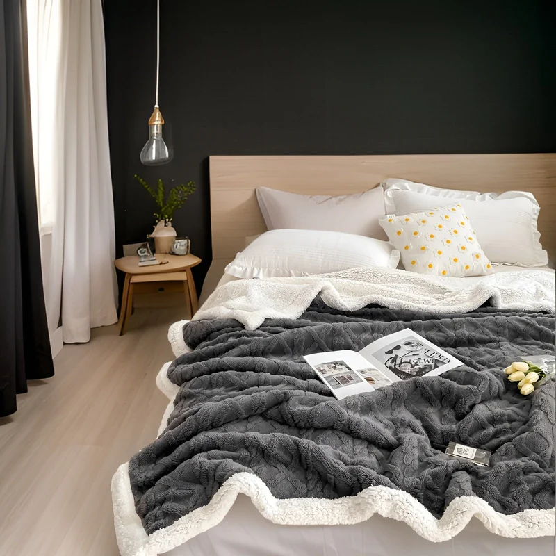 Vendbar Fleece Tæppe til Natvarme med Stil