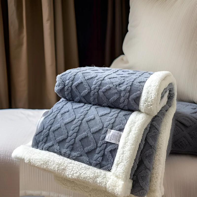 Vendbar Fleece Tæppe til Natvarme med Stil