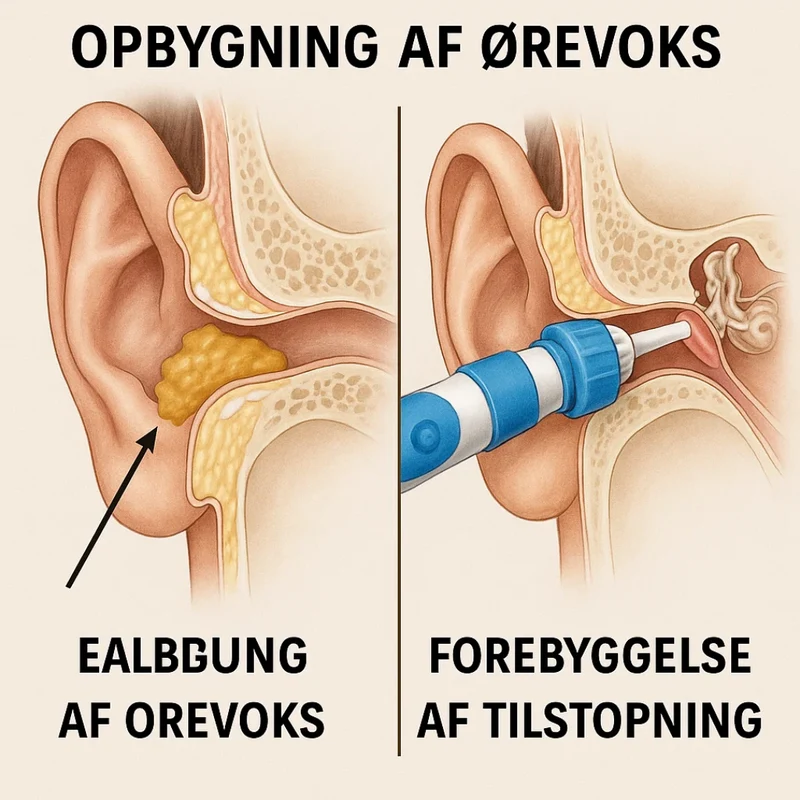 Ørerenser med Sugefunktion til Blid Fjernelse af Cerumen