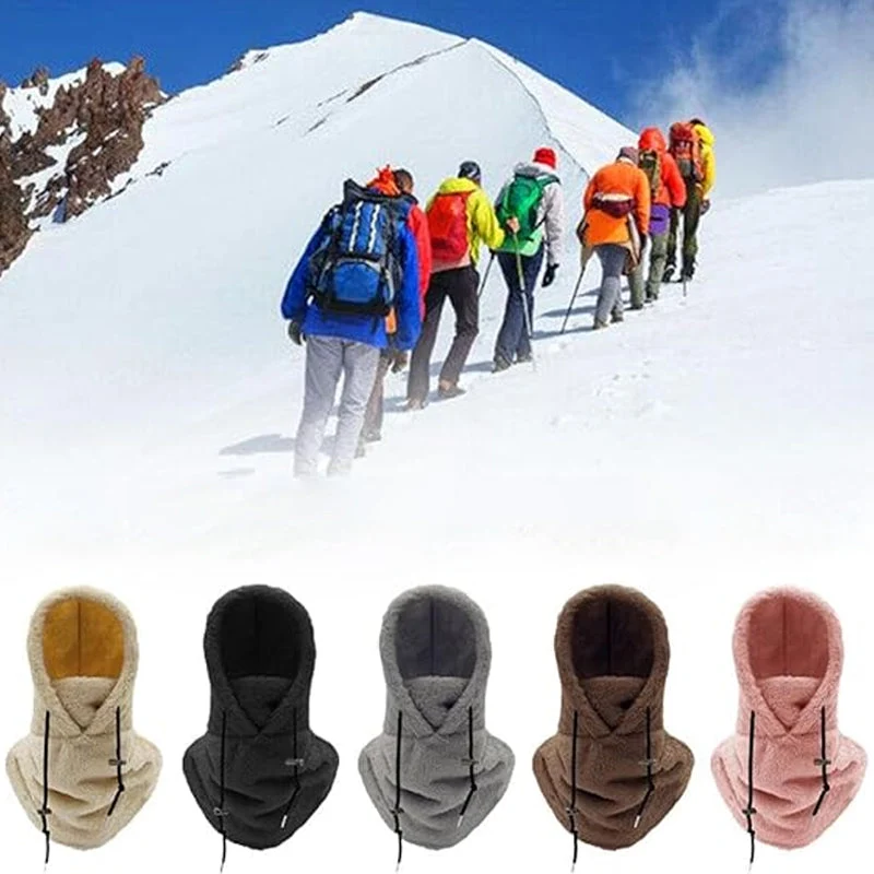 Ski Maske med Sherpa Hætte til Koldt Vejr