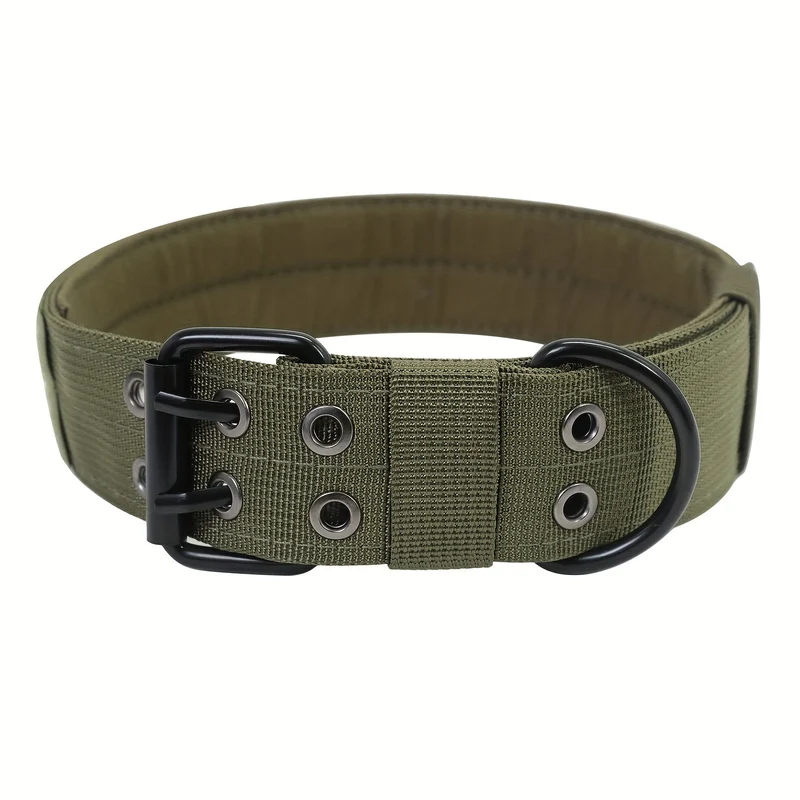 Justerbart Nylon Hundehalsbånd – Komfort og Kontrol til Store Hunde