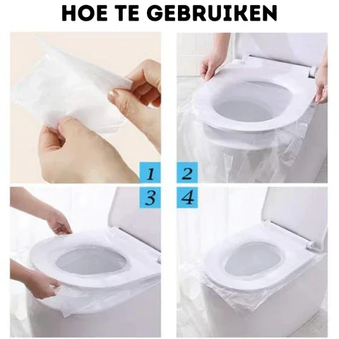 Engangs Hygiejneovertræk til Toilet – Sikker Sædebeskytter