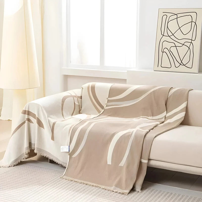 Reversibel sofaovertræk i chenille/bomuld – Elegant design