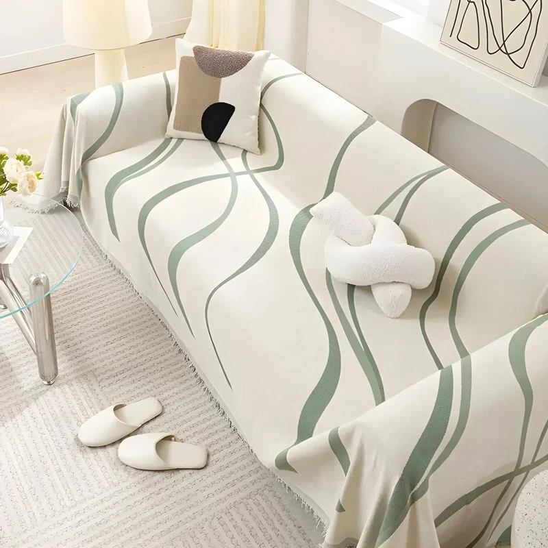 Reversibel sofaovertræk i chenille/bomuld – Elegant design