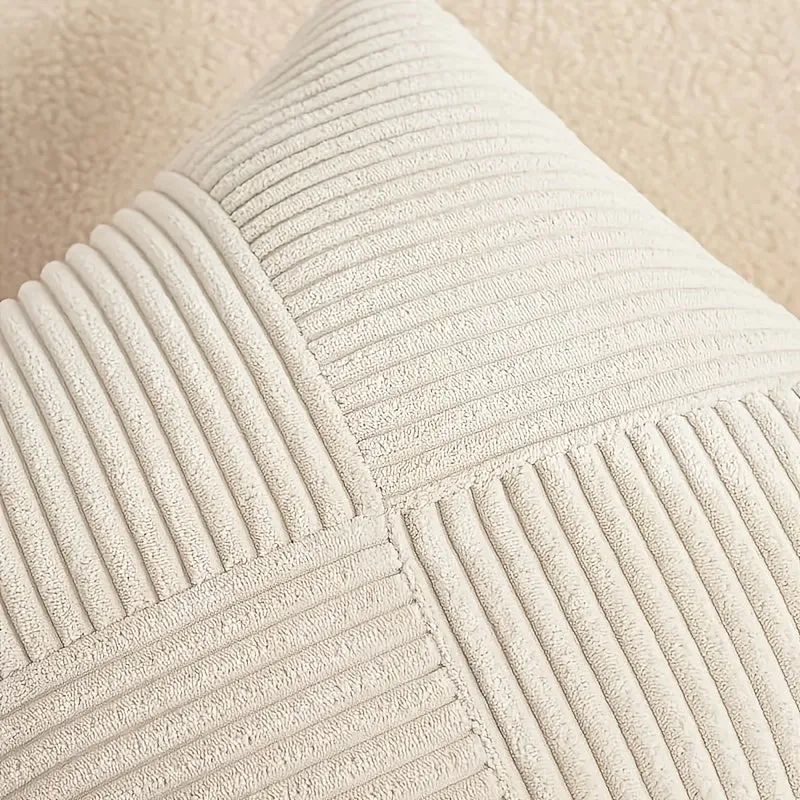 Boheme Sofa- og Sengbetræk i Blødt, Ribbet Velour