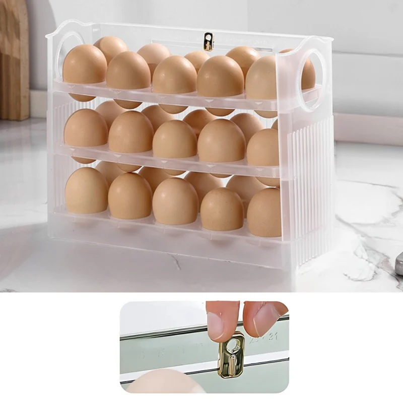 EggBox - Förvaringslåda För ägg i Tre Lager