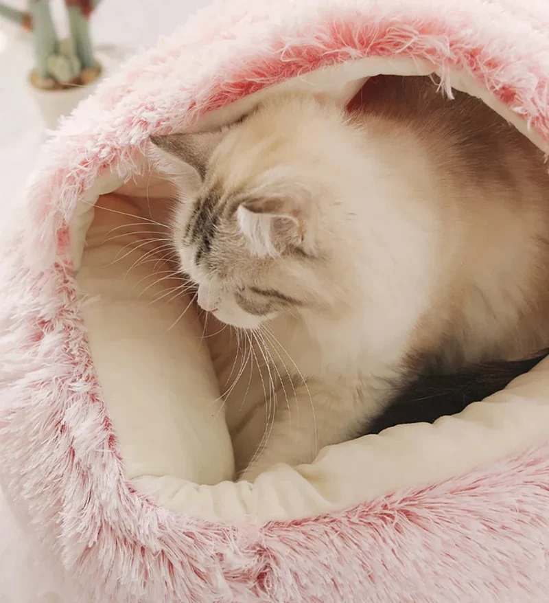 Blødt rede til hunde og katte - Beroligende seng