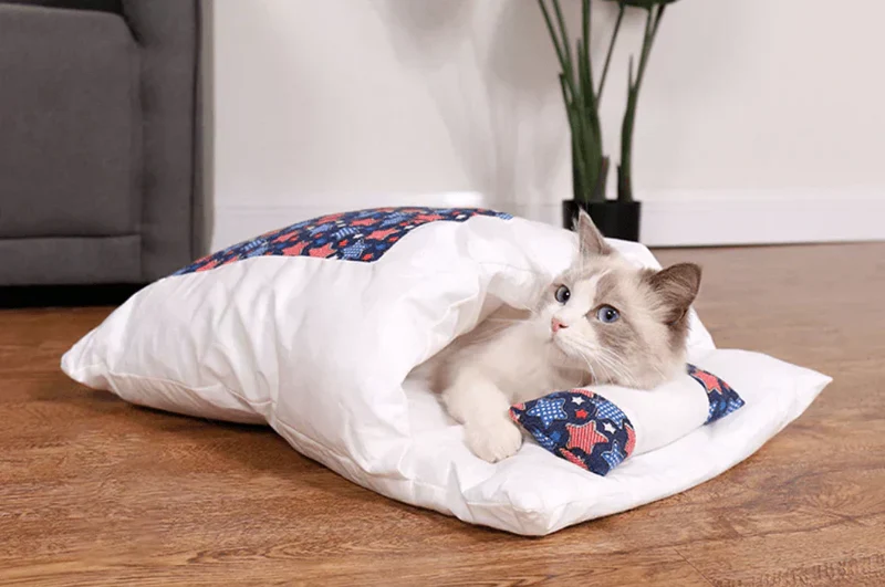 Vinter Sovepose til Katte – CozyPaws DreamNest