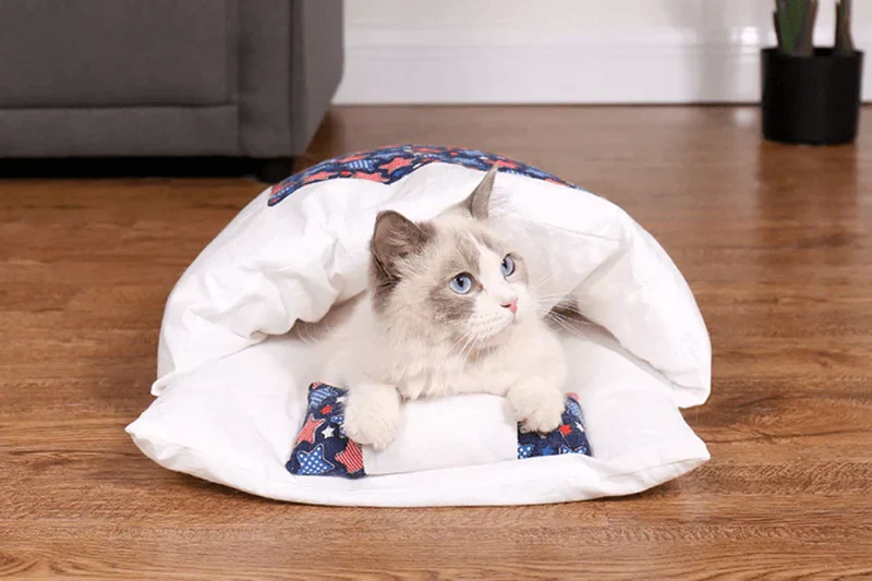Vinter Sovepose til Katte – CozyPaws DreamNest