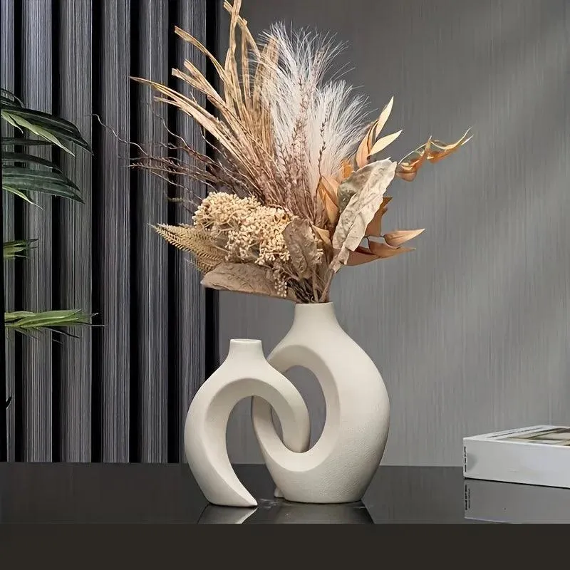 Minimalistiske Keramiske Vaser til Elegant Indretning