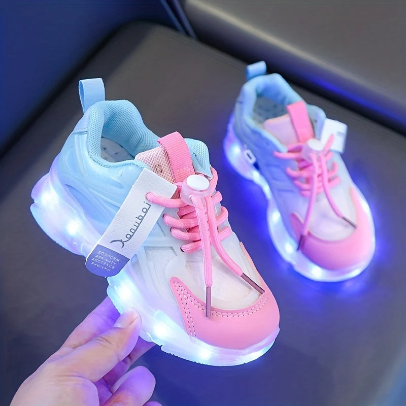 Farverige LED Sneakers til Børn – Lysende og Sjove i Hverdagen