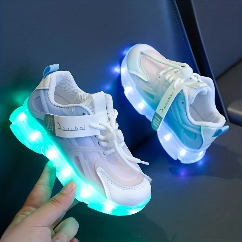 Farverige LED Sneakers til Børn – Lysende og Sjove i Hverdagen