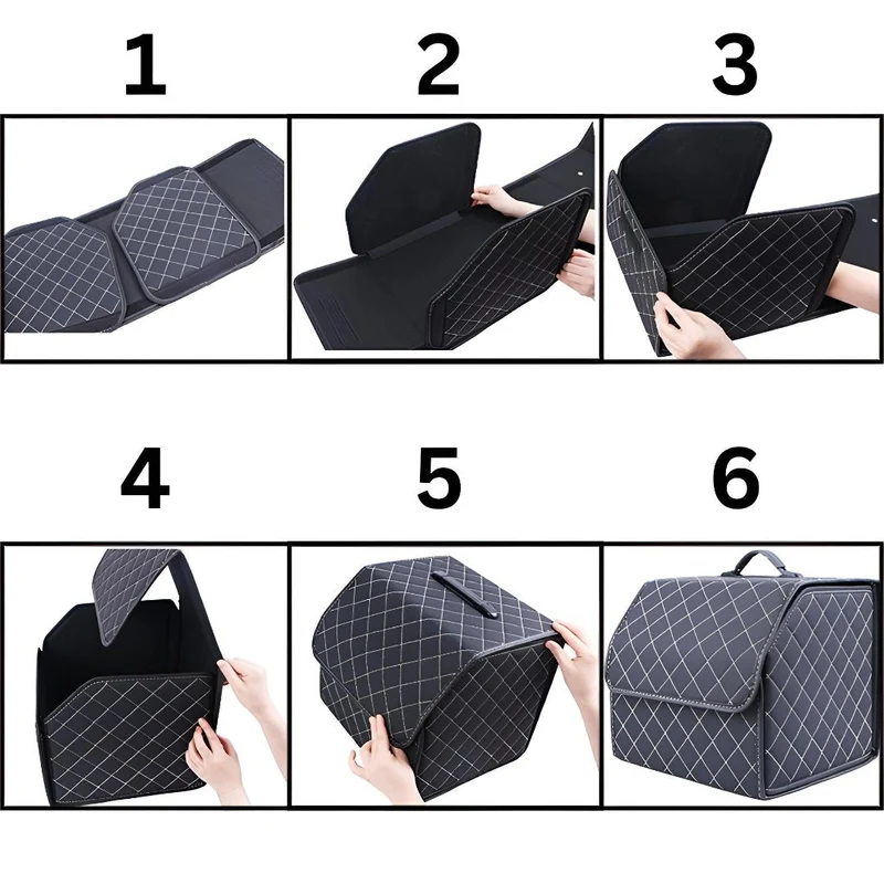 Elegant opbevaringskasse til bilens bagagerum – LuxiBox