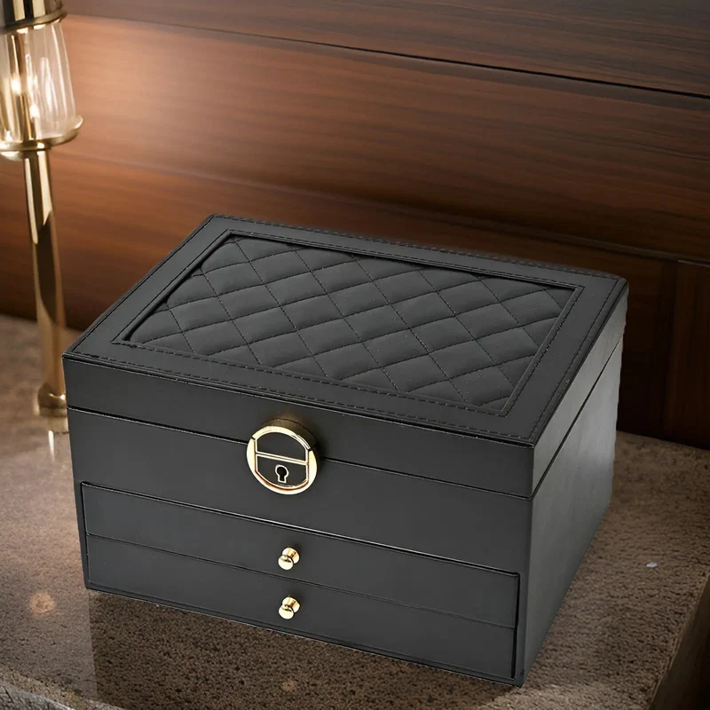 Elegant Multi-Niveau Smykkeboks – LuxorGem