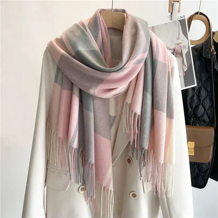 Elegant Cashmere-inspireret Tørklæde til Alle Anledninger