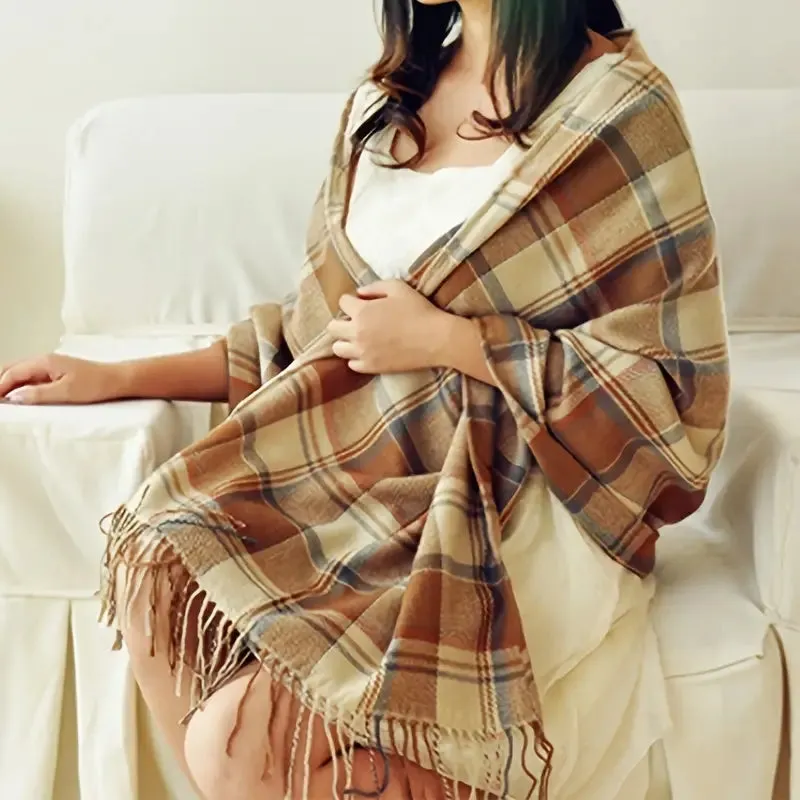Elegant Cashmere Tørklæde - Varmt og Stilfuldt til Alle Sæsoner